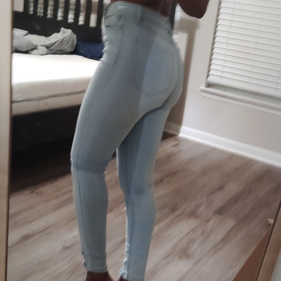 Forever 21 blue high waisted pants - Picture 3 of 5